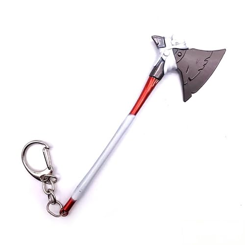 FITFFTFU Porte-clés et breloques Game Fort Nighte CS Gun Sword - Objets de collection Kawaii - Cadeaux pour homme et femme - Cosplay et affichage de bureau, Hache cassée, S