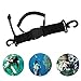 JINJUMEI Cordino Elastico Anti-Perso Cordino Subacquee con Clip Sgancio Rapido Cordini da Pesca Elastico Clip con Cordino Clip Fibbia Sgancio Rapido Kayak da Pesca Cordini Luci per Immersioni