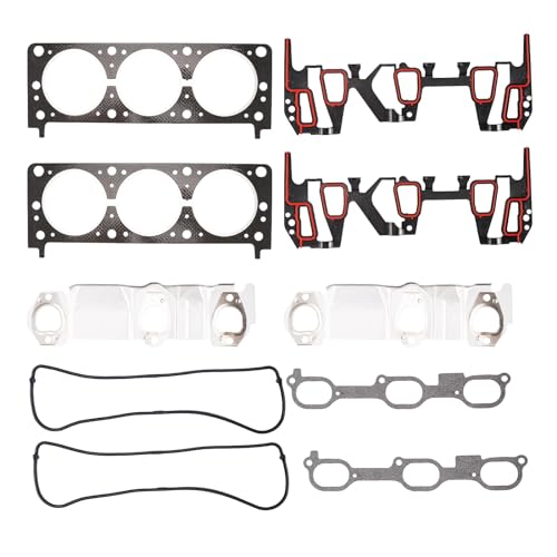 Image of PHILTOP ES74017, HS9957PT-2 Head Gasket Set Fit for 1995-1999 Century Lumina Monte Carlo Grand Prix, 1997-1999 Malibu Cutlass, 1995-1996 Cutlass Ciera 3.1L, Cylinder Head Gasket Kits with Bolts