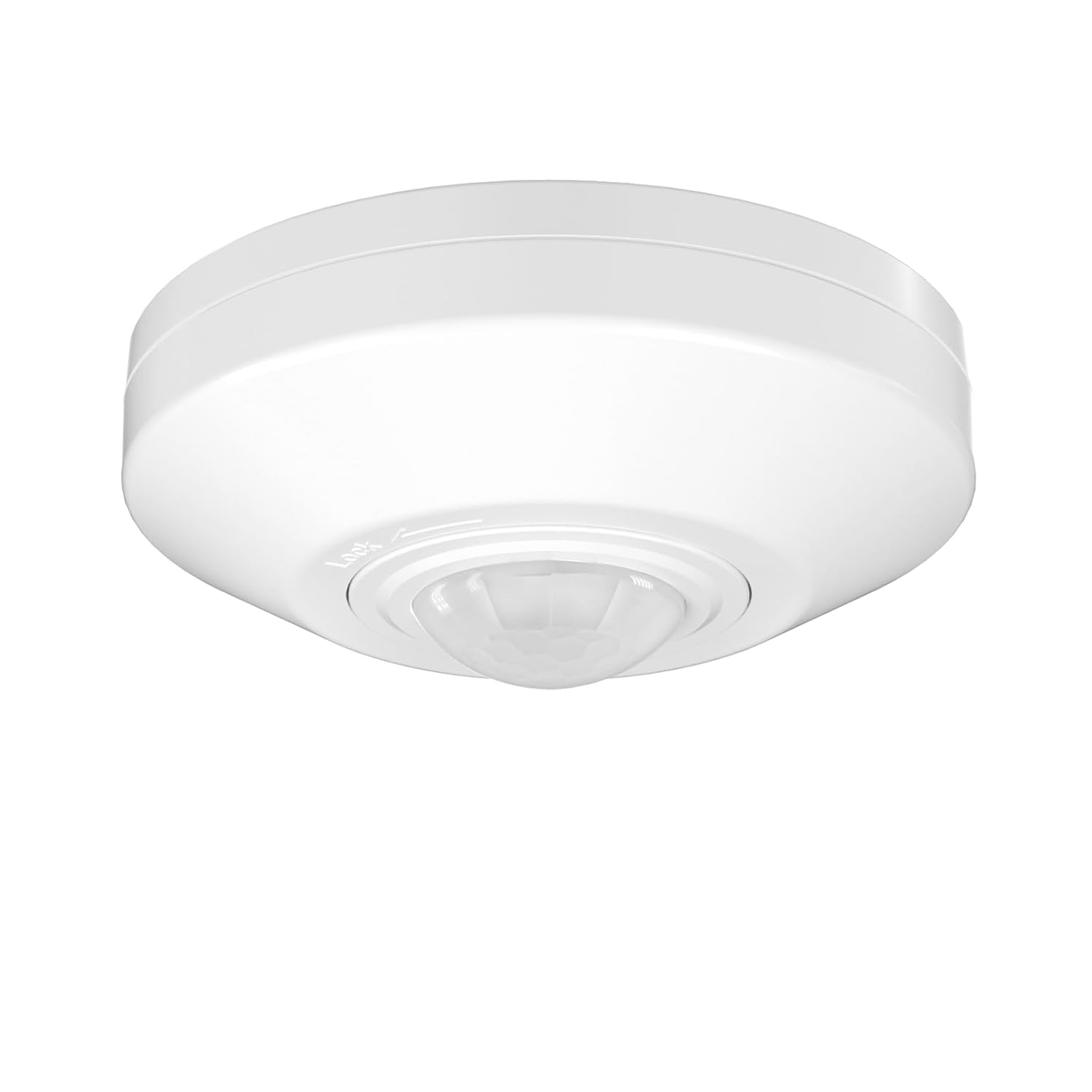 12V 24V Low Voltage Ceiling Sensor Pir Occupancy Motion Detector, 360 Degree Field of View High Sensitive Motion Sensor,10A,Commercial/Residential,Up to 1600 sq.ft,PC Fireproof