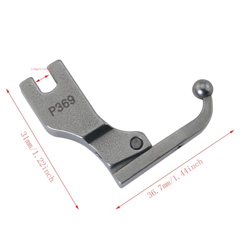Pie prensatelas para bordado con cuentas para máquina industrial miniatura 2