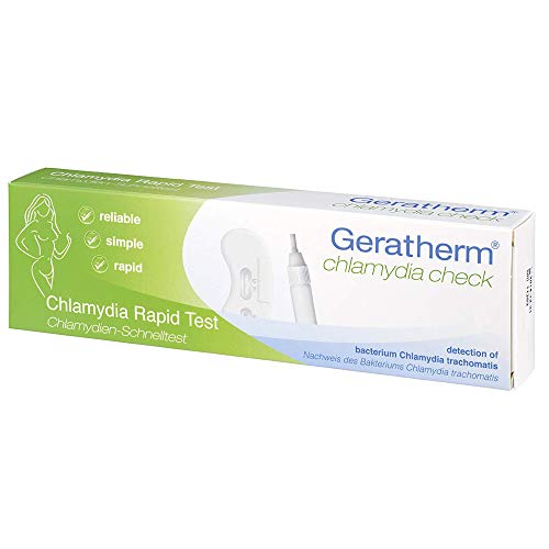 GERATHERM chlamydia check/Chlamydien Schnelltest/Geschlechtskrankheiten Test/Chlamydien Schnelltest Frauen/Chlamydien Selbsttest diskret für zuhause/Medizinische Tests von Geratherm Cover