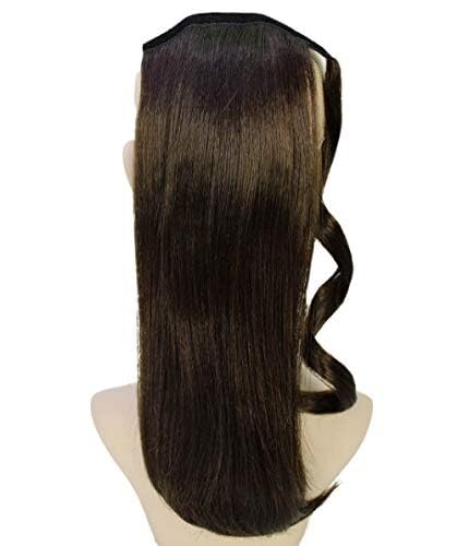 HPO Adult Women’s Straight Jaw Clip Ponytail Extension Dark Brunette ST-045 HPO Adult Women’s Straight Jaw Clip Ponytail Extension Dark Brunette ST-045