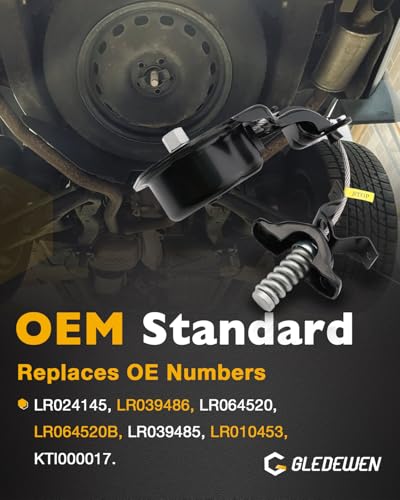 Image of Gledewen Spare Tire Carrier(Upgrade), Compatible with Land Rover 2005-2009 LR3, 2010-2013 LR4, 2006-2013 Range Rover Sport, Spare Tire Mount Under Frame, Spare Wheel Towing Winch, Replaces#LR039486