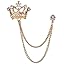 Large Gold Crown with Chain