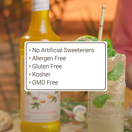 Monin - Passion Fruit Syrup, Sweet Tropical Flavors, Great For Teas, Sodas, & Cocktails, Natural Flavors, No Artificial Sweeteners Or Ingredients, Gluten-Free, Vegan, Non-Gmo, Clean Label (750Ml) #TOP5