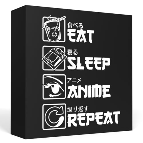 Anime Decor Wood Sign