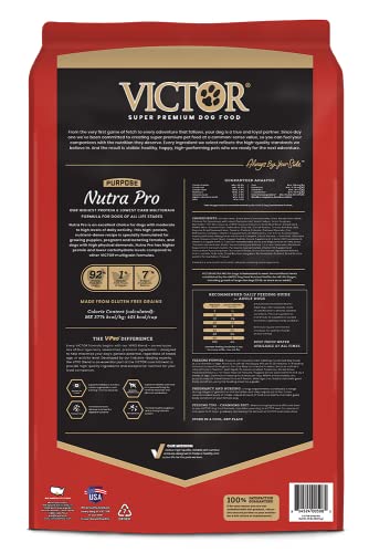 Image of VICTOR Purpose Nutra Pro Dry Dog Food - High Protein Gluten-Free, 40 lb