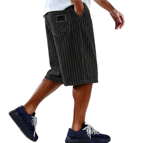 Short d'été léger pour homme contre la chaleur avec poches et taille stretch
