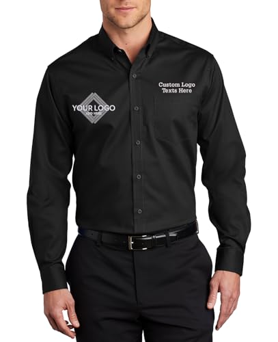 INK STITCH Men’s Custom Embroidery Dress Shirts