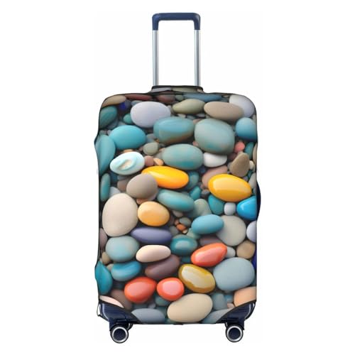 Beach Colored Pebbles Personalized Luggage Cover - TSA Approved Suitcas,suitcase covers for luggage 28 inch,large suitcase cover
