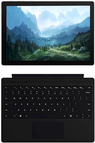 Microsoft Surface Pro 4 Tableta, Pantalla táctil de 12,3 Pulgadas (2736 x 1824), Intel i5-6300U, 4 GB de RAM, SSD de 128 GB, Teclado Estadounidense, Cámara, Windows 10 Pro (Reacondicionado)