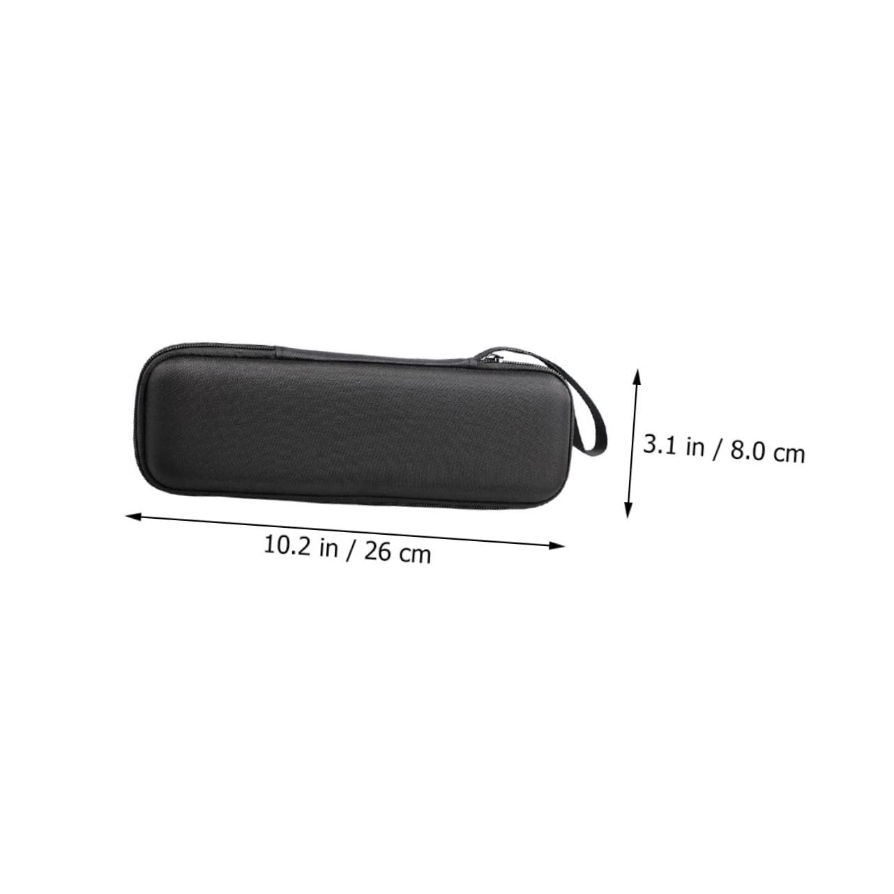 BESPORTBLE Microphone Case with Zipper Shockproof Pouch for Vocal Mic Storage Hard Carry Bag for Handheld Microphone Compact Design for Travel and Protection