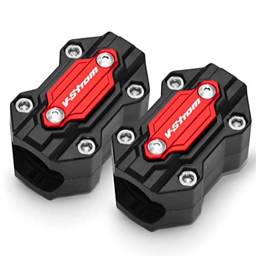 Protection pare-chocs moteur Suzuki V-Strom en polymère haute densité avec logo gravé