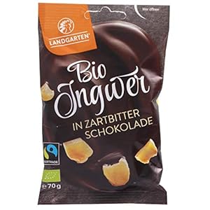 Landgarten Biologische gember in delicate chocolade (2 x 70 g)