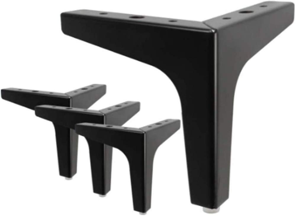 Furniture Legs, coffee table Three Pointed Legs TV cabinet table legs iron table legs furniture component-black||13CM