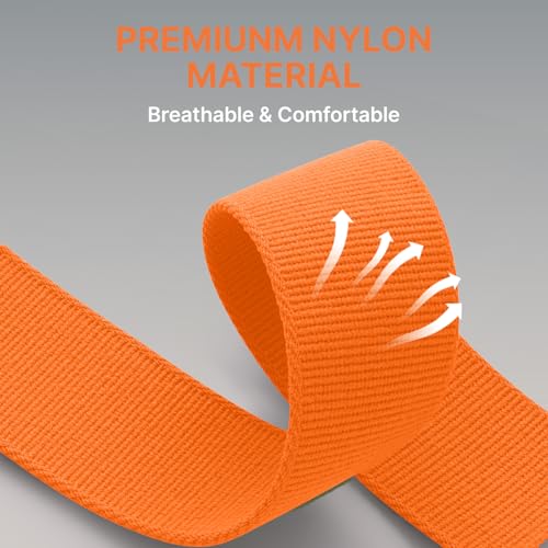 Image of Bandletic Compatible with Apple Watch Ultra Band Men Women, Wide Tactical Stretchy Nylon Soft Sport Strap for iWatch 49mm(Ultra 3 /2 /1),46mm(11 /10),45mm(9 /8 /7),44mm(SE3 /SE2 /SE /6 /5 /4),42mm(3 /2 /1)