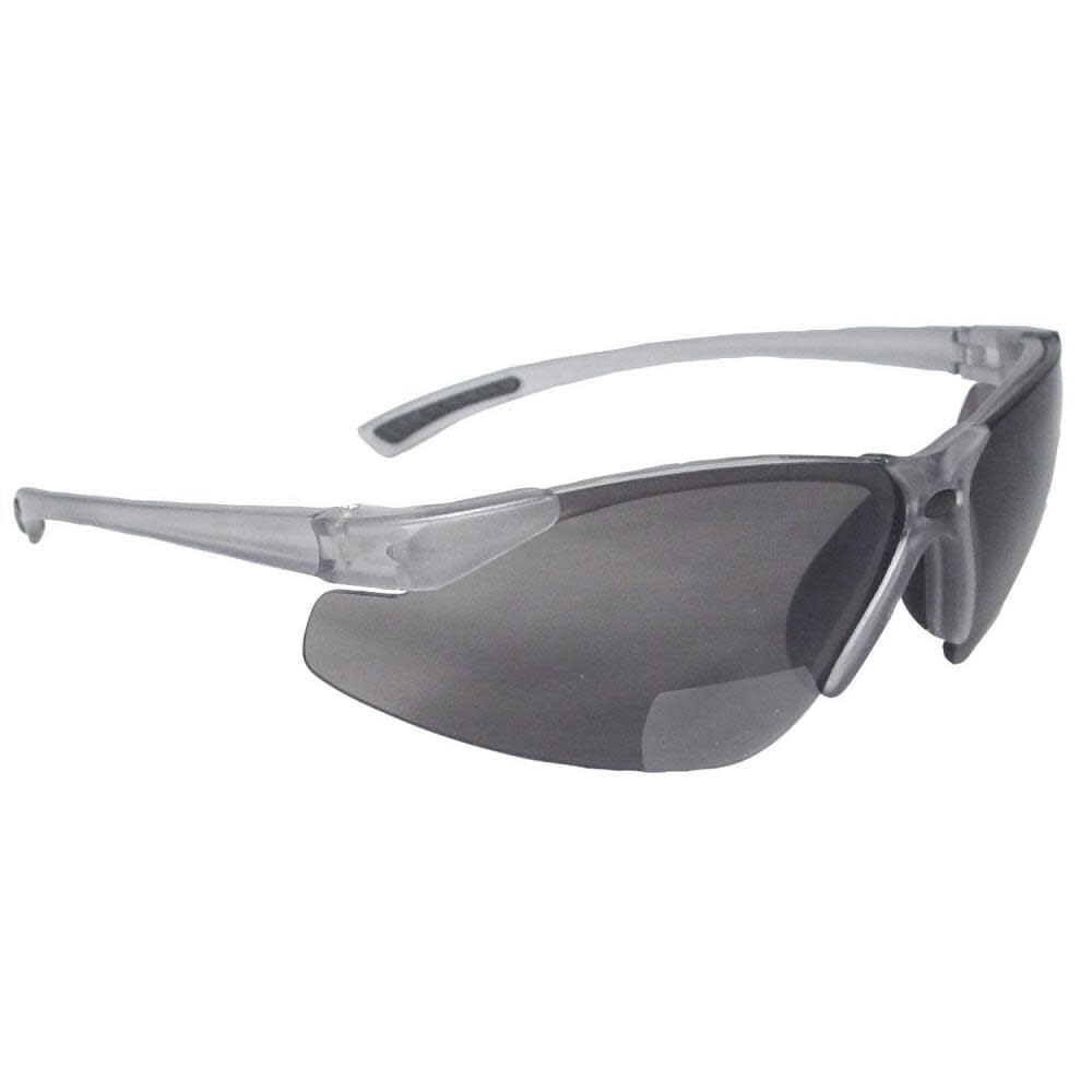 Radians C2-225 Bi-Focal Reading Safety Glasses with Smoke 2.5 Lens