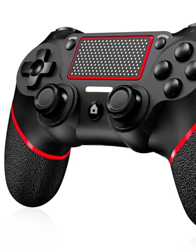 【Batteria a lunga durata】 Il controller wireless compatibile con PS4 è dotato di una batteria ricaricabile da 600 mAh che offre dalle 6 alle 8 ore di gioco continuo con una carica completa. Dotato di un cavo di ricarica, il gamepad può essere collegato e ricaricato rapidamente collegandolo al sistema P4. (Attivare il dispositivo con un cavo USB per la configurazione iniziale.)