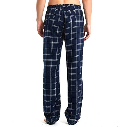Idtswch Mens Tall Pajama Pants 30/32/34/36/38 Long Inseam Plaid Lounge Pants Sleepwear Pajama Bottoms 100% Cotton4