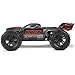 ARRMA 1:8 Kraton 6S EXB Ready to Run, Clipless Body, Basher Monster Truck RC Remote Controlled, Powerful and Stable with Brushless Motor, Battery and Charger Not Included, Black, ARA8708V6T1