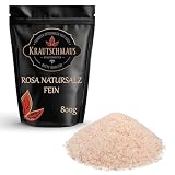 Krautschmaus rosa Natursalz fein 800g, bekannt als Himalaya Salz aus Salt Range Pakistan, Kristallsalz, feines Steinsalz, pinkes Speisesalz ohne Zusatzstoffe