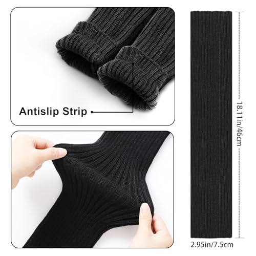 Pleneal Leg Warmers for Women - Leg Warmers 80s Ribbed Knitted Long Socks for Yoga Party Sports Fashion Accessories4