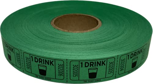 Boletos por rollo numerados en 8 colores surtidos para control de barra 5