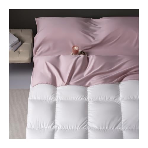 GBHMJU Sleeping Bag Liner Cotton Long Staple Cotton Ultralight Adult Sleep Sack in 3 Sizes for Hotel and Camping Sheets Travel Sleeping Bag with Stuff Sack(Pink,150x210cm-59x82)