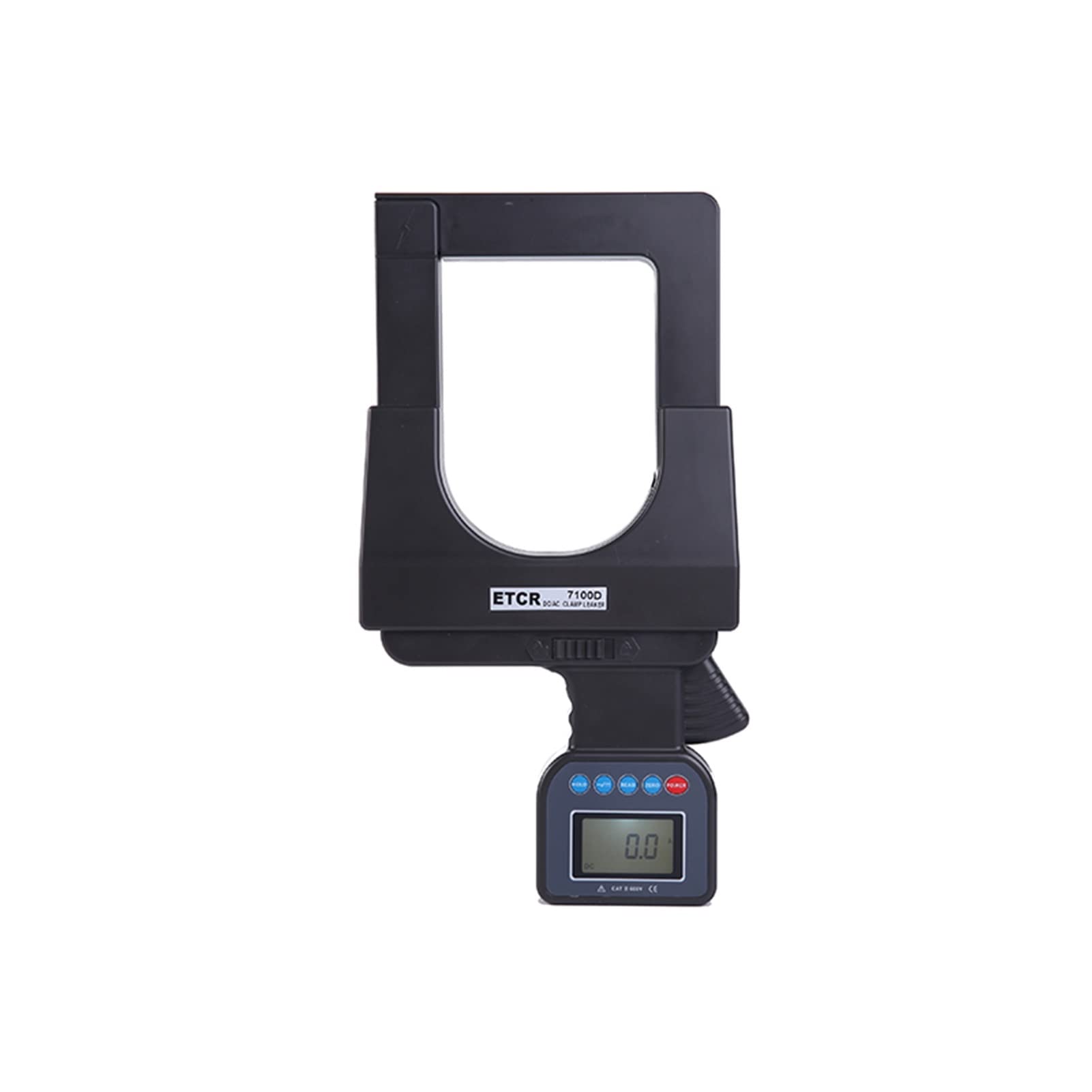 Mémètre de courant de fuite de pince numérique ETCR7100D Mémètre de courant de fuite de type à pinces de grand calibre Compteur de pince entièrement automatique DC 0,0A-200A AC 0,0A-1000A