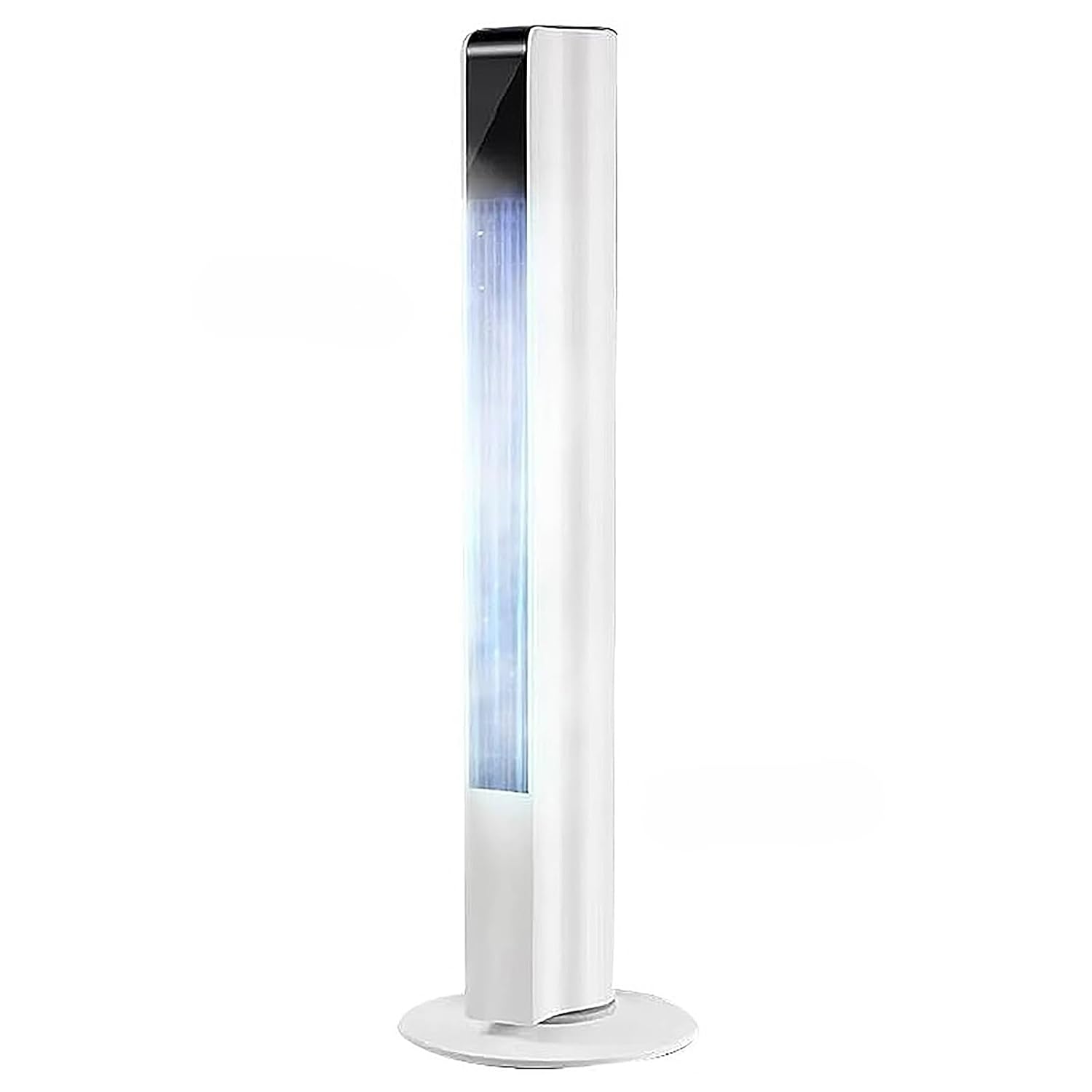 Tower Fan Bladeless Fan Standing Fan for Office with Remote 3 Speeds Household Fans LED Display for Home