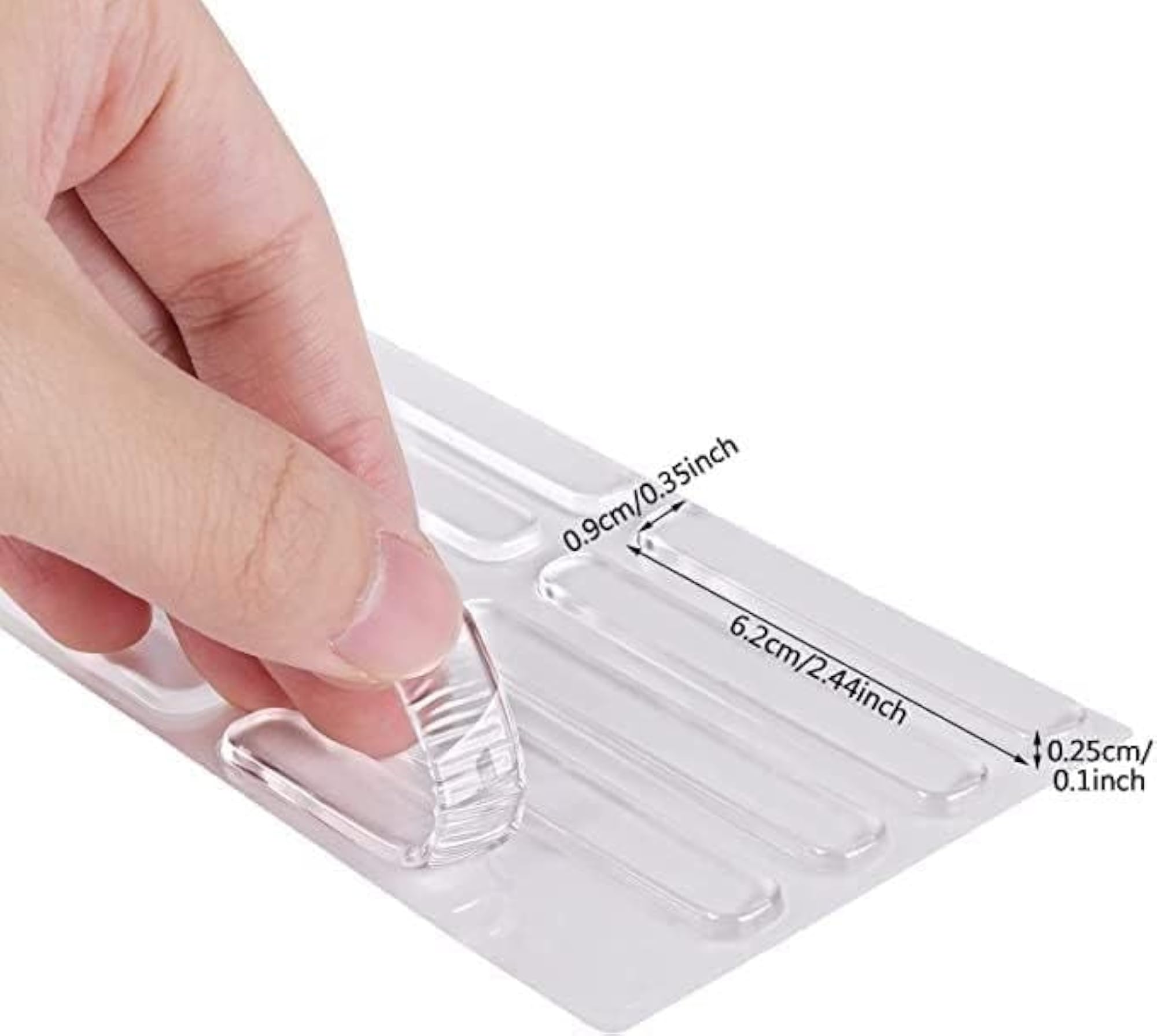 Self-Adhesive Door Bumper Pads, Wall Protectors, 10 pcs