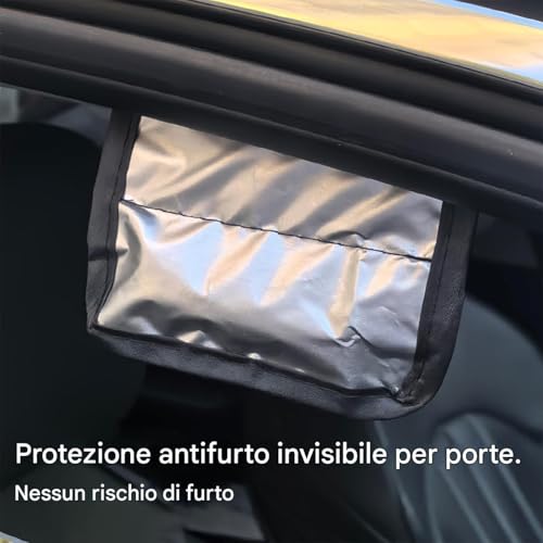 Erconsso Protective Cover for Car Roof, Snow Ice Protection for Car Roof, Sunroof, Protective Cover for SUV Car Sleeping Camping Road Travel — view 4