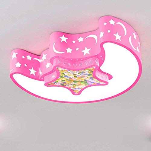 Plafonnier moderne LED restaurant et salon lune de dessin animé 24W