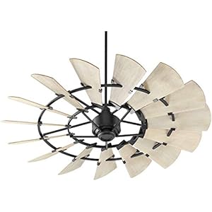Quorum International Windmill 60 Ceiling Fan Noir 96015 69 Black