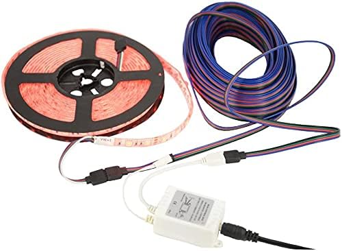 4 Pin 10 m RGB Extension Cable Line LED RGB Cable Connector for LED Strip Light RGB5050/RGB3528 10m/32.8ft Energy Class A++