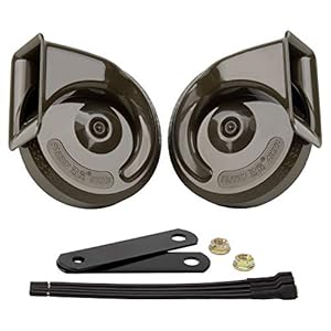 FARBIN Car Horns 12v Loud Dual-Tone Electric Auto Horn Train Horns Kit for Trucks Motorcycle (Green horn, 12v)