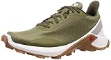 salomon mujer baratas  Salomon ALPHACROSS W Zapatillas de trail running Mujer, Verde (Burnt Olive/White/Gum1a), 36 2/3 EU