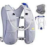 N NEVO RHINO Running Hydration Vest for Women 1.5L Water Bladder Backpack 5L Small -Lightweight Breathable Hydration Vest for Hiking Trail Running Cycling Marathon for Women