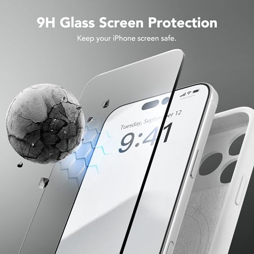 Image of Magnetic for iPhone 17 Pro Max Case, Compatible with MagSafe, [Full Camera Protection][Screen Protector] Silicone Shockproof Protective Phone Case for iPhone 17 Pro Max 6.9 inch, White