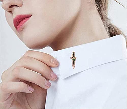 Image of Game Dragon Flute Dagger Cartoon Brooch Interesting Metal Enamel Badge Denim Jacket Backpack Pin Children Fashion Jewelry Accessories Gifts