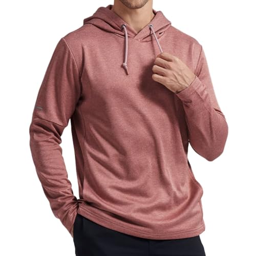 Image of M MAELREG Hoodies for Men Golf Fleece Hooded Sweatshirts Dry Fit Athletic Lightweight Casual Midlayer Mens Hoodies Pullover