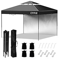 Amazon | CYFIE タープテント 3mx3m サイドシート1枚付
