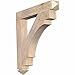 Ekena Millwork BKT04X28X28MRC03SDF Merced Arts & Crafts Smooth Bracket, 3.5" Width x 28" Depth x 28" Height, Douglas Fir