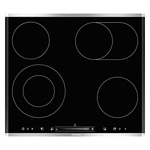GIEV 624430 X Glaskeramik-Kochfeld, autark, 60er Breite