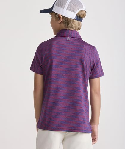 Image of Vineyard Vines Kids Bradley Stripe Sankaty Polo (Toddler /Little Kids /Big Kids)