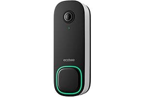 ecobee Smart Video Doorbell Camera (Wired), Cutting-Edge Home Security with Industry-Leading Video Quality