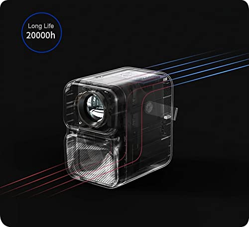 Image of Global Version Wanbo T6 MAX Projector 4K 1080P Android 9.0 Mini Projector 550ANSL Lumens 2G+16G 5G WiFi BT5.0 Projector AI Voice Lamp Life 20,000 Hours 4K Home Theater