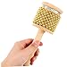 VICASKY Enhance Your Band's Sound Metal Beaded Wooden Handheld Percussion Instrument for Live Shows