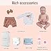 Milidool Lifelike Reborn Baby Dolls-20 Inch Realistic Newborn Baby Dolls, Soft Poseable Cloth Body Real Life Baby Dolls Silicone with Accessories Toy for for 3+ Year Old Girls Gifts, Pretend Play